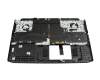 71NJV1BO083 Original Compal Tastatur inkl. Topcase CH (schweiz) schwarz/schwarz mit Backlight