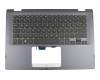 90NB0J71-R31GE1 Original Asus Tastatur inkl. Topcase DE (deutsch) schwarz/blau mit Backlight