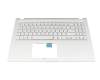 90NB0SR2-R32GE0 Original Asus Tastatur inkl. Topcase DE (deutsch) silber/silber