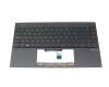 90NB0TJ1-R30PO0 Original Asus Tastatur inkl. Topcase PO (portugiesisch) anthrazit/grau mit Backlight