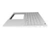 90NB14C3-R31GE0 Original Asus Tastatur inkl. Topcase DE (deutsch) silber/silber mit Backlight