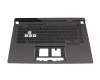 90NR0572-R33GE1 Original Asus Tastatur inkl. Topcase DE (deutsch) schwarz/anthrazit mit Backlight