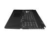 90NR05V6-R31GE1 Original Asus Tastatur inkl. Topcase DE (deutsch) schwarz/transparent/schwarz mit Backlight