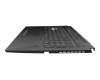90NR0743-R30GE1 Original Asus Tastatur inkl. Topcase DE (deutsch) schwarz/transparent/schwarz mit Backlight