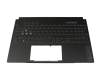90NR0CJ7-R31GE0 Original Asus Tastatur inkl. Topcase DE (deutsch) grau/grau mit Backlight