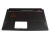 90NR0GP1-R31GE0 Original Asus Tastatur inkl. Topcase DE (deutsch) schwarz/schwarz mit Backlight