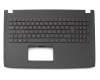 9Z.ND2BU.80G Original Asus Tastatur inkl. Topcase DE (deutsch) schwarz/schwarz mit Backlight