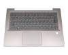 9Z.NDSBN.BOG Original Lenovo Tastatur inkl. Topcase DE (deutsch) grau/bronze mit Backlight (ohne Fingerprint)