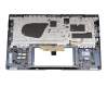 9Z.NFKBU.Q0G Original Darfon Tastatur inkl. Topcase DE (deutsch) blau/blau mit Backlight