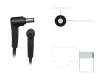 A120A047P Original Chicony Netzteil 120,0 Watt abgerundete Bauform