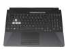 AC20263YA3292 Original Asus Tastatur inkl. Topcase DE (deutsch) schwarz/transparent/schwarz mit Backlight