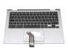 ACM19P1/6D0 Original Acer Tastatur inkl. Topcase DE (deutsch) schwarz/silber