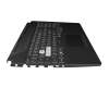 AENJFG00010 Original Quanta Tastatur inkl. Topcase DE (deutsch) schwarz/transparent/schwarz mit Backlight