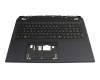 AEZBJG02013 Original Acer Tastatur inkl. Topcase DE (deutsch) schwarz/schwarz mit Backlight