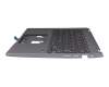 AEZBUG00010 Original Acer Tastatur inkl. Topcase DE (deutsch) dunkelgrau/grau