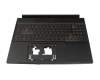 AEZGRG03010 Original Acer Tastatur inkl. Topcase DE (deutsch) schwarz/schwarz mit Backlight