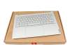 AM2KF000500 Original Lenovo Tastatur inkl. Topcase FR (französisch) grau/grau mit Backlight