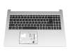 Acer Aspire 5 (A515-45G) Original Tastatur inkl. Topcase SP (spanisch) schwarz/silber