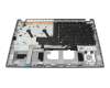 Acer Aspire 5 (A515-57G) Original Tastatur inkl. Topcase CH (schweiz) grau/grau mit Backlight