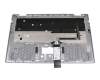Acer Chromebook Spin 514 (CP514-2H) Original Tastatur DE (deutsch) silber mit Backlight