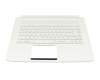 Acer ConceptD 7 (CN715-72P) Original Tastatur inkl. Topcase DE (deutsch) weiß/weiß mit Backlight