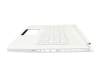 Acer ConceptD 7 (CN715-72P) Original Tastatur inkl. Topcase DE (deutsch) weiß/weiß mit Backlight