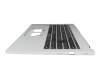 Acer Extensa 15 (EX215-57) Original Tastatur inkl. Topcase DE (deutsch) schwarz/silber (mit Sondertaste)