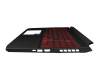 Acer Nitro 5 (AN515-57) Original Tastatur inkl. Topcase DE (deutsch) schwarz/rot/schwarz mit Backlight