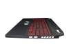 Acer Nitro 5 (AN515-58) Original Tastatur inkl. Topcase DE (deutsch) schwarz/schwarz mit Backlight