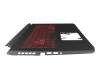 Acer Nitro 5 (AN517-52) Original Tastatur inkl. Topcase DE (deutsch) schwarz/schwarz mit Backlight