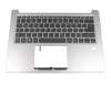 Acer Swift 3 (SF314-41G) Original Tastatur inkl. Topcase DE (deutsch) schwarz/silber mit Backlight
