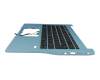 Acer Swift 3 (SF314-57G) Original Tastatur inkl. Topcase DE (deutsch) schwarz/blau mit Backlight