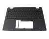 Acer TravelMate P6 (TMP614RN-52) Original Tastatur inkl. Topcase DE (deutsch) schwarz/schwarz mit Backlight