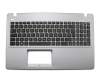 Asus A550ZE Original Tastatur inkl. Topcase DE (deutsch) schwarz/grau