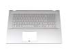 Asus Business P1701CEA Original Tastatur inkl. Topcase DE (deutsch) silber/silber