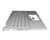 Asus Chromebook Flip C434TA Original Tastatur inkl. Topcase DE (deutsch) silber/silber mit Backlight