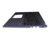 Asus F1500EA Original Tastatur inkl. Topcase DE (deutsch) schwarz/blau