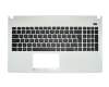 Asus F501A Original Tastatur inkl. Topcase SF (schweiz-französisch) schwarz/weiß