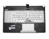 Asus F501U Original Tastatur inkl. Topcase ES (spanisch) schwarz/schwarz