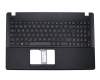Asus F551CA Original Tastatur inkl. Topcase IT (italienisch) schwarz/schwarz