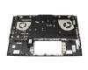 Asus FX507ZV Original Tastatur inkl. Topcase DE (deutsch) grau/grau mit Backlight