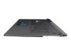 Asus G713QM Original Tastatur inkl. Topcase DE (deutsch) schwarz/weiß/schwarz mit Backlight (RGB 4-ZONE)
