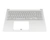 Asus M1603QA Original Tastatur inkl. Topcase DE (deutsch) silber/silber