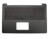 Asus N501VW Original Tastatur inkl. Topcase DE (deutsch) schwarz/schwarz mit Backlight