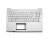 Asus N550JK Original Tastatur inkl. Topcase PO (portugiesisch) silber/silber mit Backlight