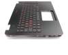 Asus N551JK Original Tastatur inkl. Topcase DE (deutsch) schwarz/schwarz mit Backlight