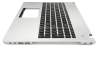 Asus N56JN Original Tastatur inkl. Topcase US (englisch) schwarz/silber mit Backlight