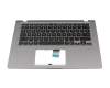 Asus P1411CEA Original Tastatur inkl. Topcase DE (deutsch) schwarz/grau
