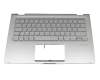 Asus Q406FA Original Tastatur inkl. Topcase DE (deutsch) silber/silber mit Backlight