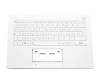 Asus R202CA Original Tastatur inkl. Topcase FR (französisch) weiß/weiß